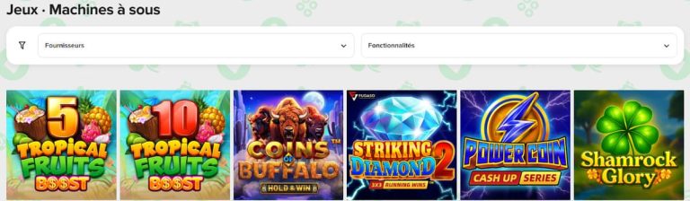 AllWins Casino machines à sous