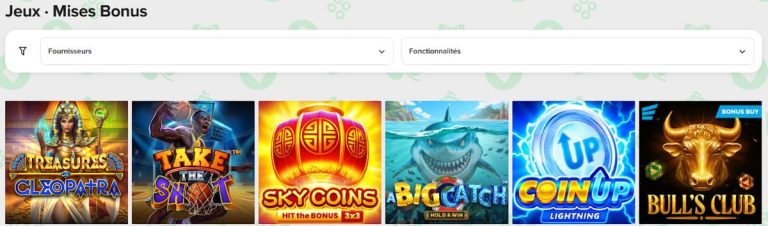 AllWins Casino mises bonus